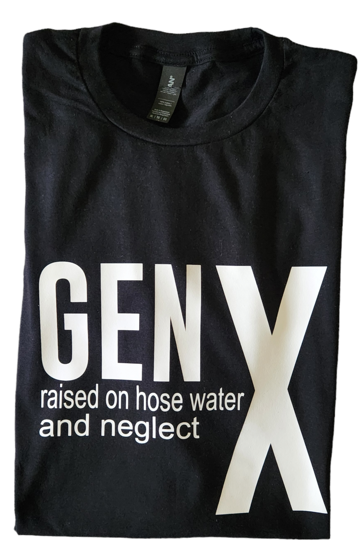 Gen X Raised on Hose Water Short Sleeve Tee - Black / Small - Tee