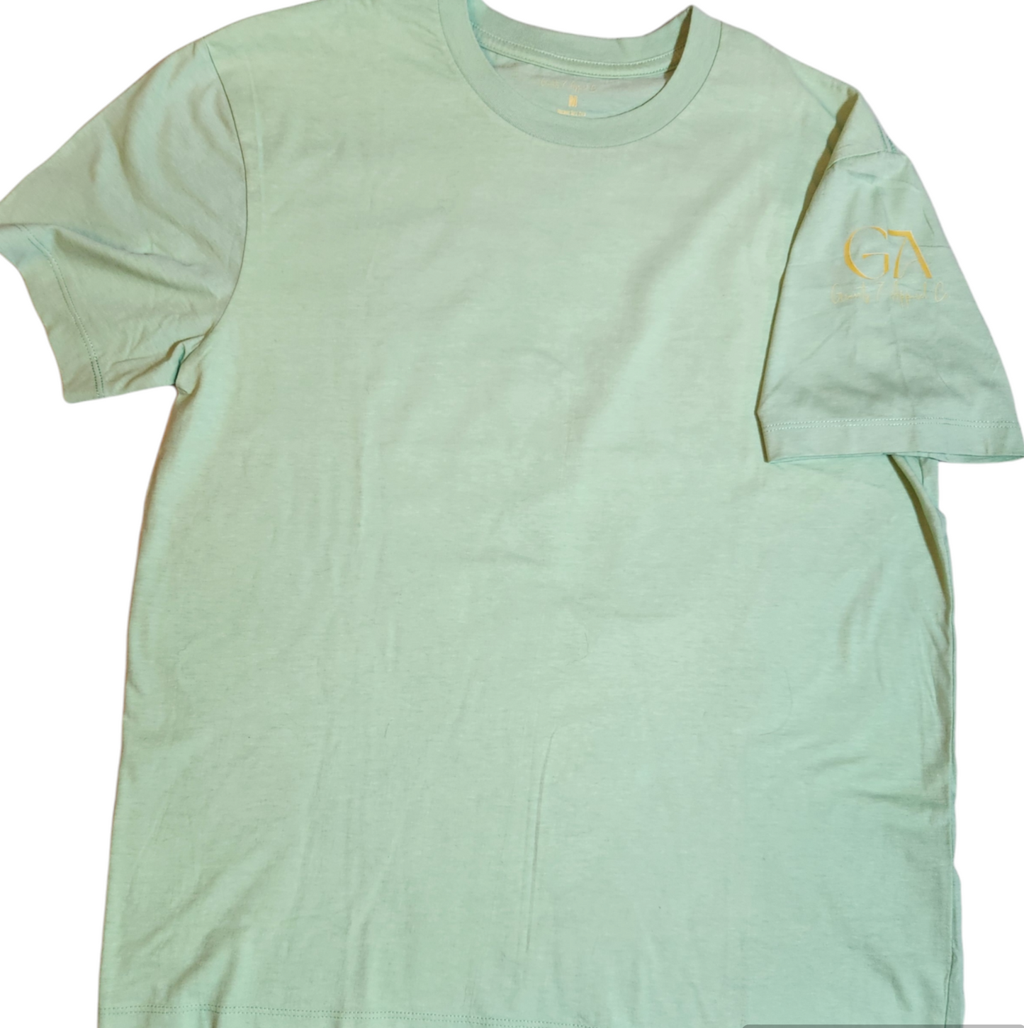 Mint Green 100% Organic Cotton Short Sleeve Tee - Tee