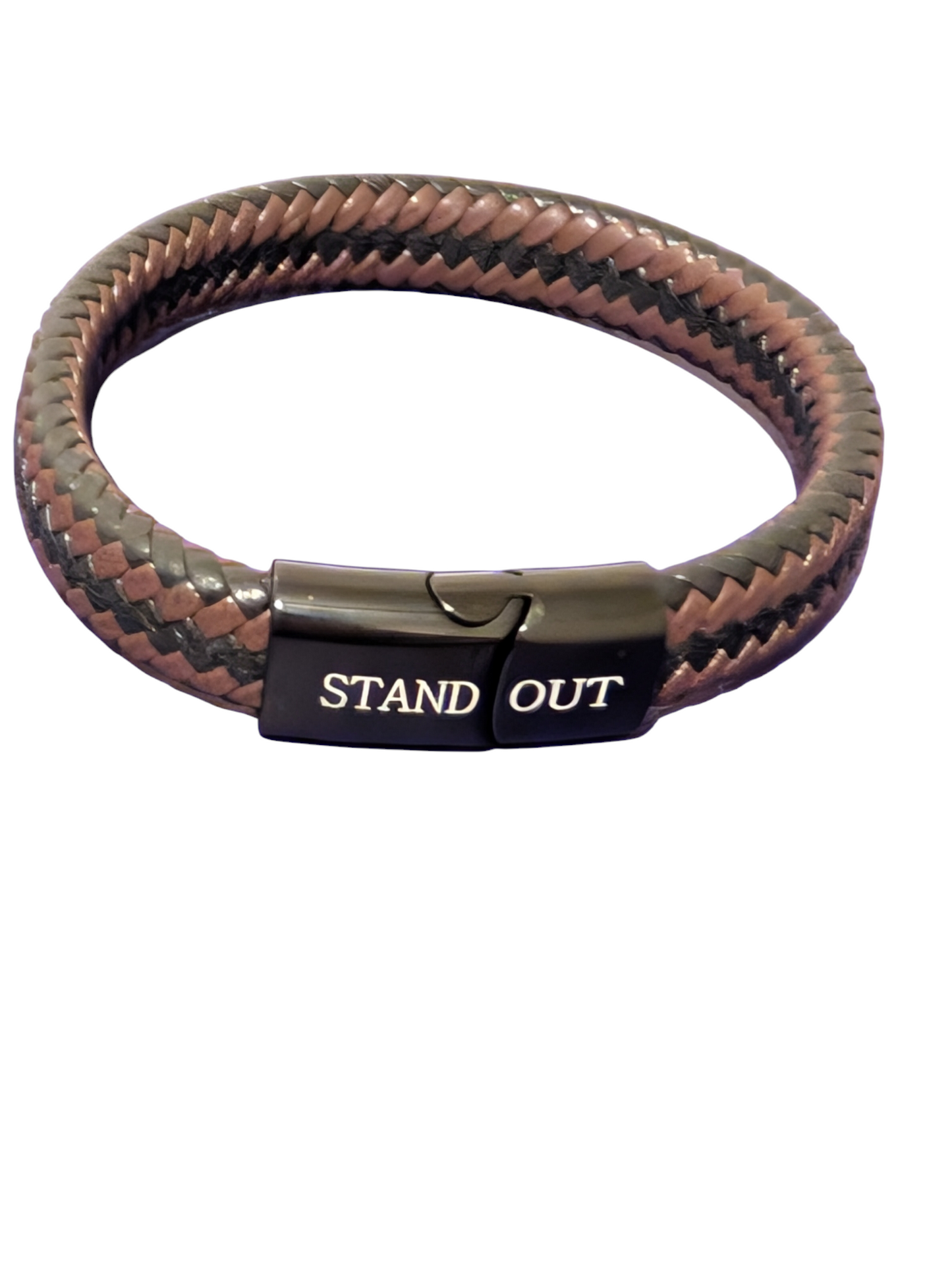 Stand Out Braided Leather Wristbands