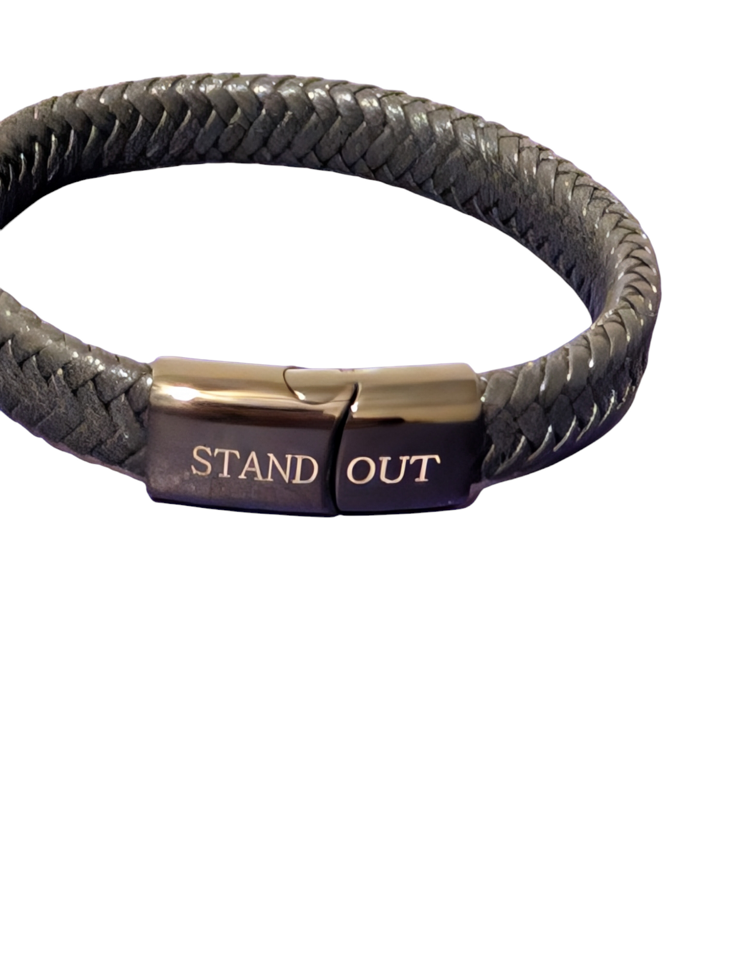 Stand Out Braided Leather Wristbands