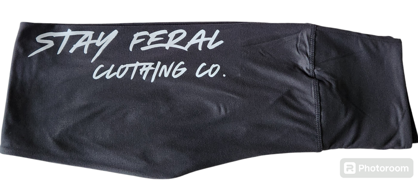 Stay Feral Leggings - SM-MED / Black - Leggings