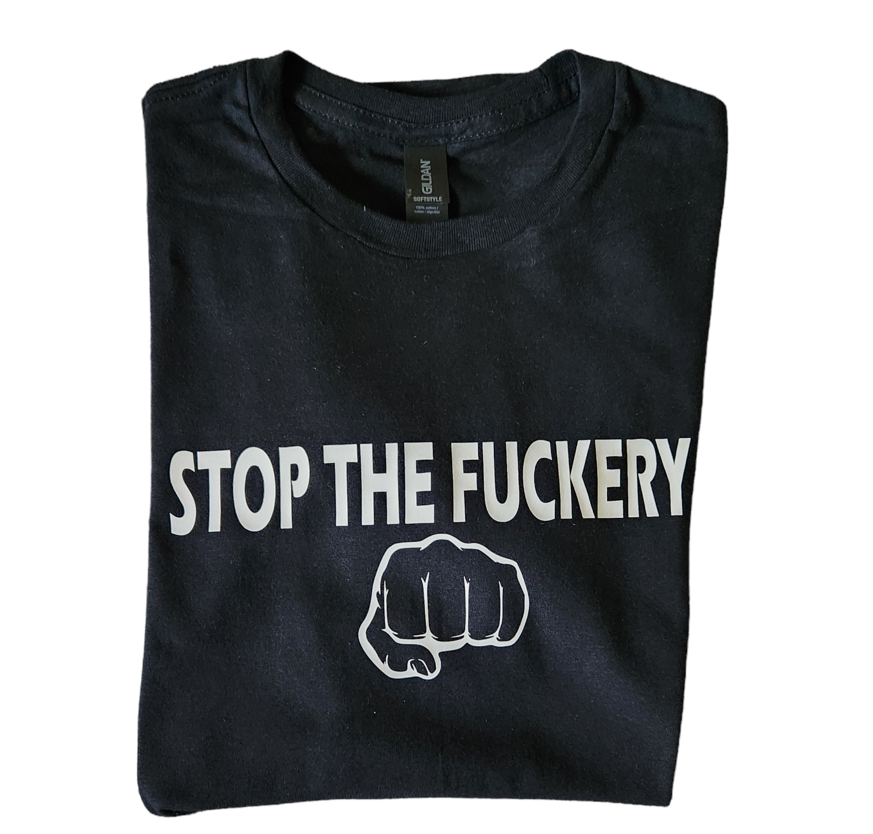 Stop The Fuckery Short Sleeve Tee - Black / Small